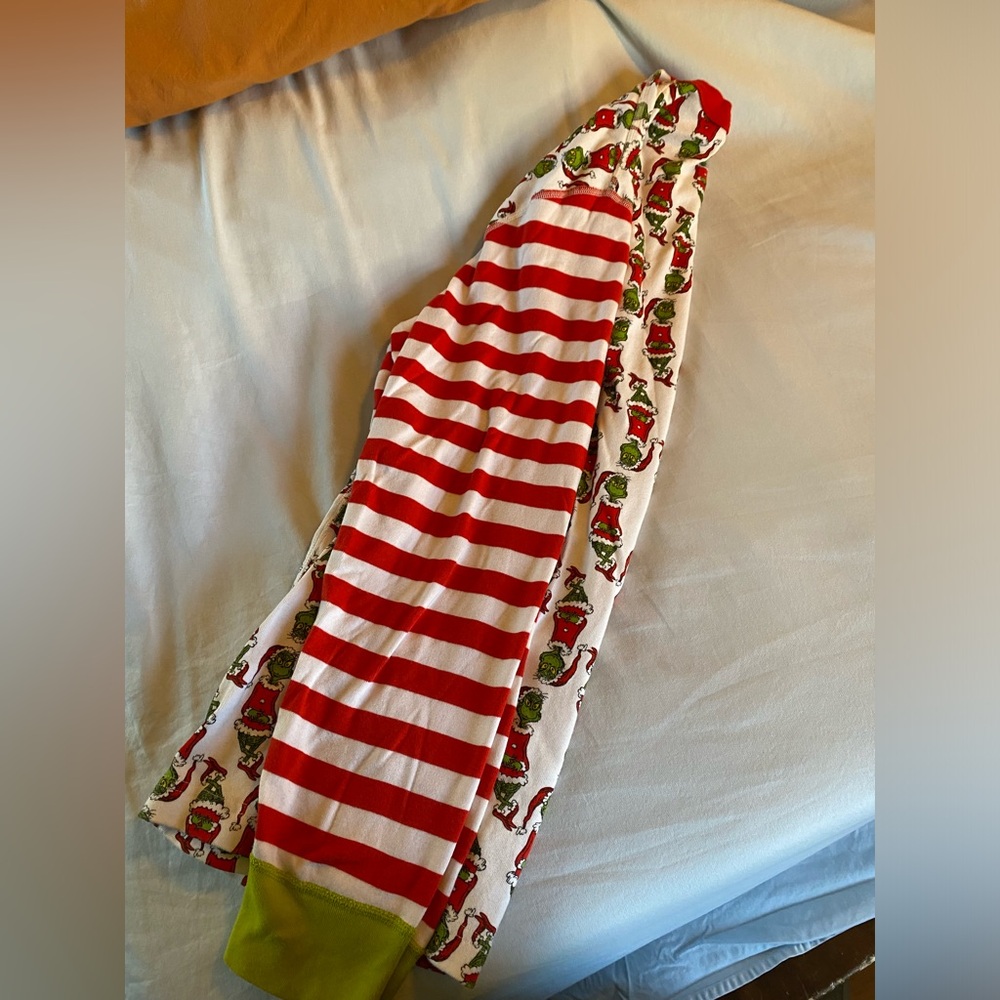 Hanna Andersson Grinch Christmas Pajama Top, XL